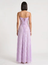 Annelise Satin Maxi Dress