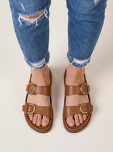 Marceau Double Buckle Slides