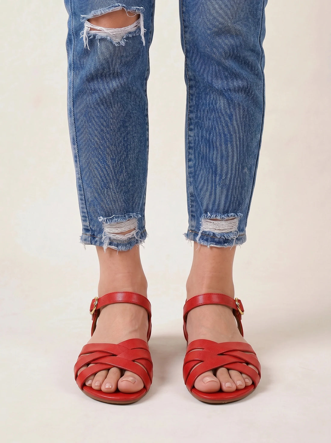 Lucera Woven Wedge Sandals