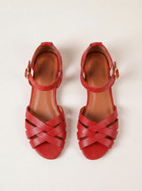 Lucera Woven Wedge Sandals