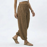 Elara Linen-Blend Wide-Leg Pants