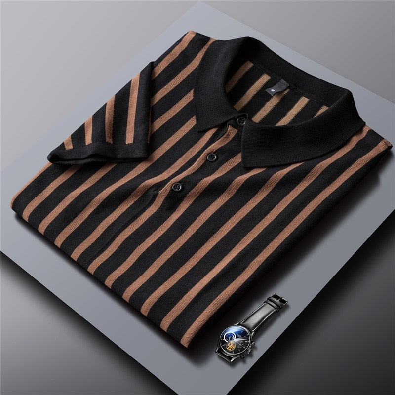 Astor Striped Polo Shirt