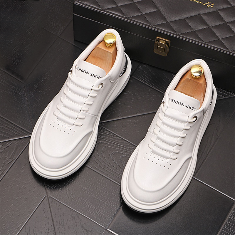 Roscoe Leather Platform Sneakers