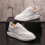 Roscoe Leather Platform Sneakers