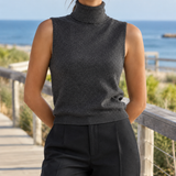 Sabine-Skye Turtleneck Sweater - Dark Gray