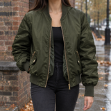 Ameline-Hope Bomber Jacket - Army Green