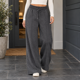 Geraldine-Faye Wide Leg Pants - Dark Gray