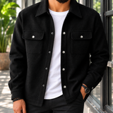 Thaddeus Brushed Jacket - Classic Black