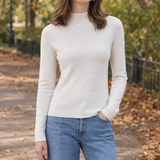 Wilhelmina-Rae Cashmere Sweater - White
