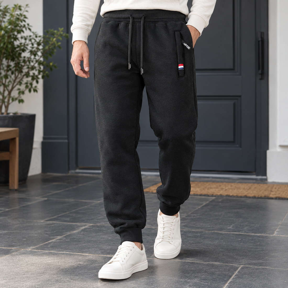 Timothy-Jude Cashmere Joggers - Black