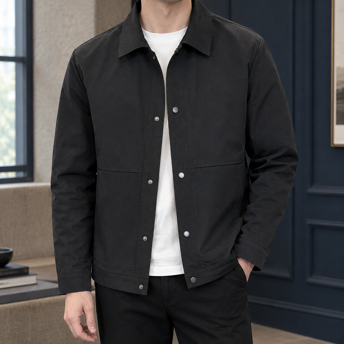 Mateo-Grant Utility Jacket - Black