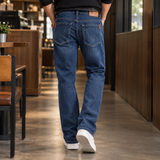 Yannick-Tate Straight Jeans - Blue