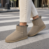 Sarti Suede Ankle Boots - Beige