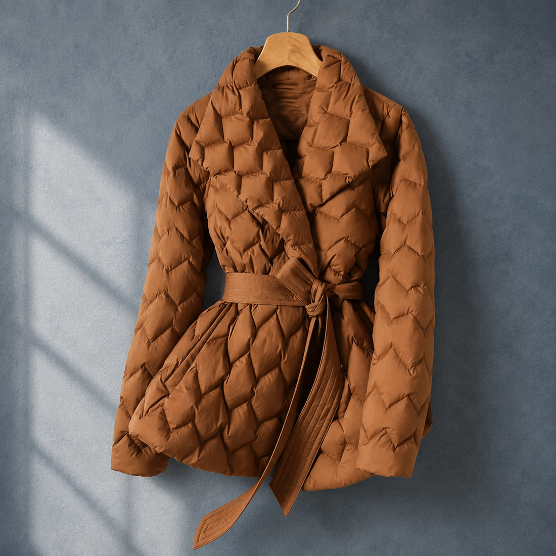 Mina-Kate Quilted Jacket - Caramel