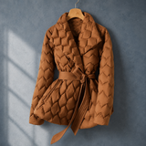 Mina-Kate Quilted Jacket - Caramel