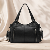Biagini Multi-Pocket Shoulder Bag - Black