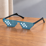 Godfrey Pixel Sunglasses - Light Blue