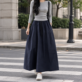 Geraldine Wide Leg Pants - Navy Blue