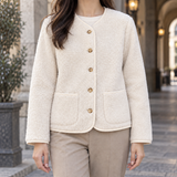 Charlotte-Rose Fleece Jacket - White