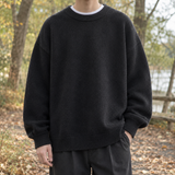 Francis-Miles Oversized Sweater - Black