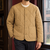 Ramsey-Grant Quilted Jacket - Apricot