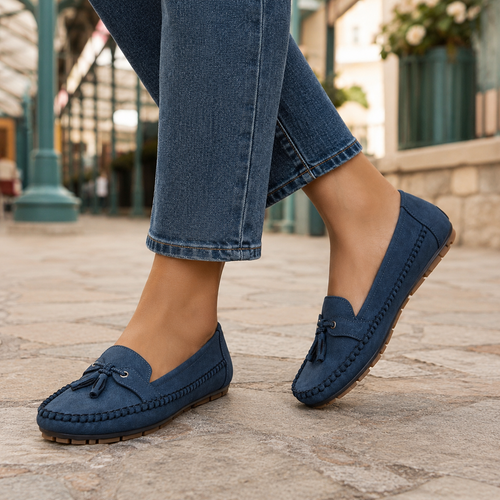 Abate Tassel Loafers - Blue