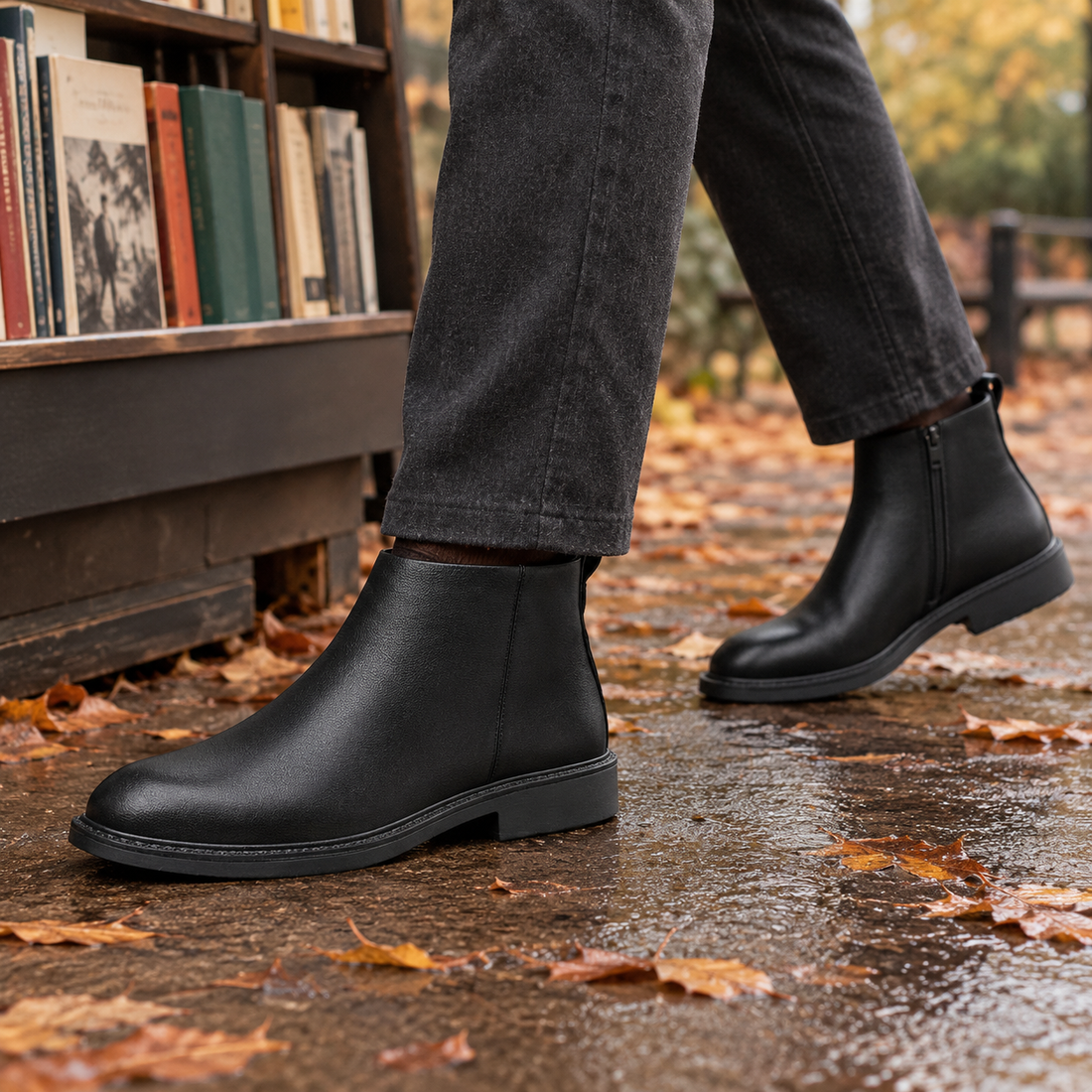 Cecconi-Lucca Zip Ankle Boots - Black