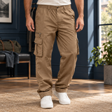 Stephen Straight Cargo Pants - Khaki
