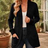 Grace-Kate Ribbed Sweater - Black