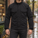 Alistair-Grey Utility Jacket - Black