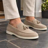 Aldobrandi Tassel Loafers - Sand