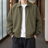 William-Flynn Zip Jacket - Moss Green