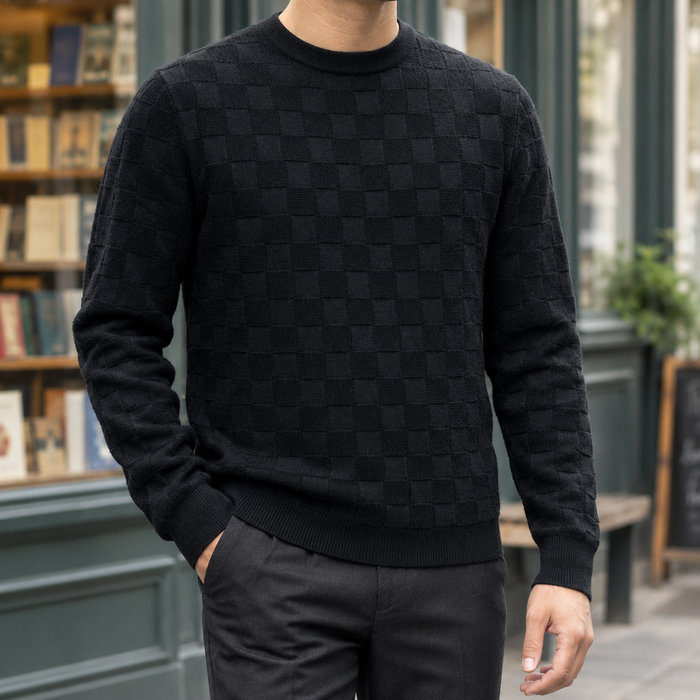 Romain Checkered Sweater