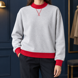 Adelia-Skye Colorblock Sweatshirt - Black