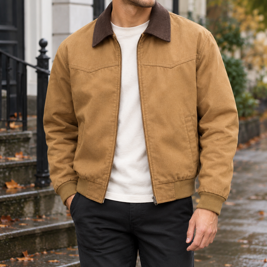 Hector-Ellis Workwear Jacket - Khaki