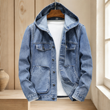 Percival-West Denim Jacket - Light Blue