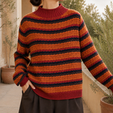 Isabella-Kate Textured Sweater - Orange