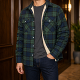 Gabriel-Grant Check Jacket - Green