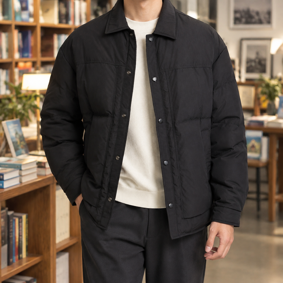Armel Padded Jacket - Black