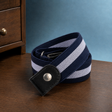 Altieri Elastic Belt - Blue And White Lines