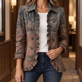 Serena-Rae Ruffle Jacket - Desert Wash