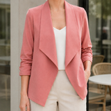 Giselle Draped Blazer - Pink