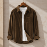 Tristan-Rhys Corduroy Shirt - Brown