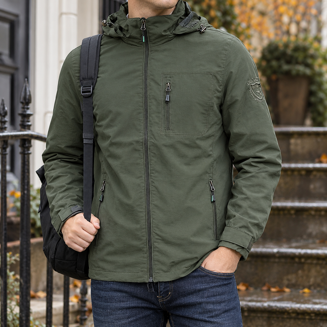 Stanley-Grant Utility Jacket - Army Green