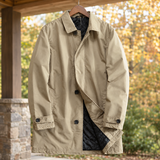 Joshua-West Quilted Coat - Khaki