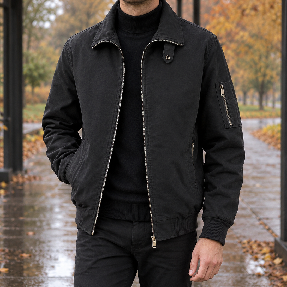 Halvard-Flynn Utility Jacket - Black