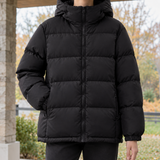 Tabitha-June Hooded Puffer Jacket - Black