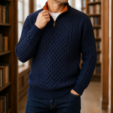 Graham Merino Wool Sweater - Navy