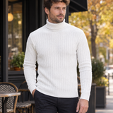 Harvey-Ellis Ribbed Sweater - White