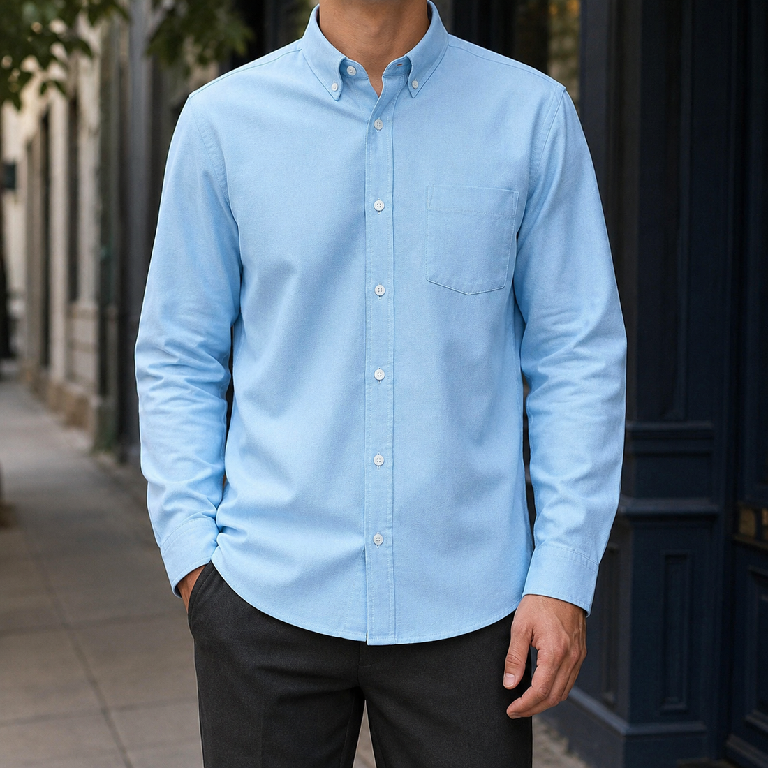 Bordoni Oxford Shirt - Gray